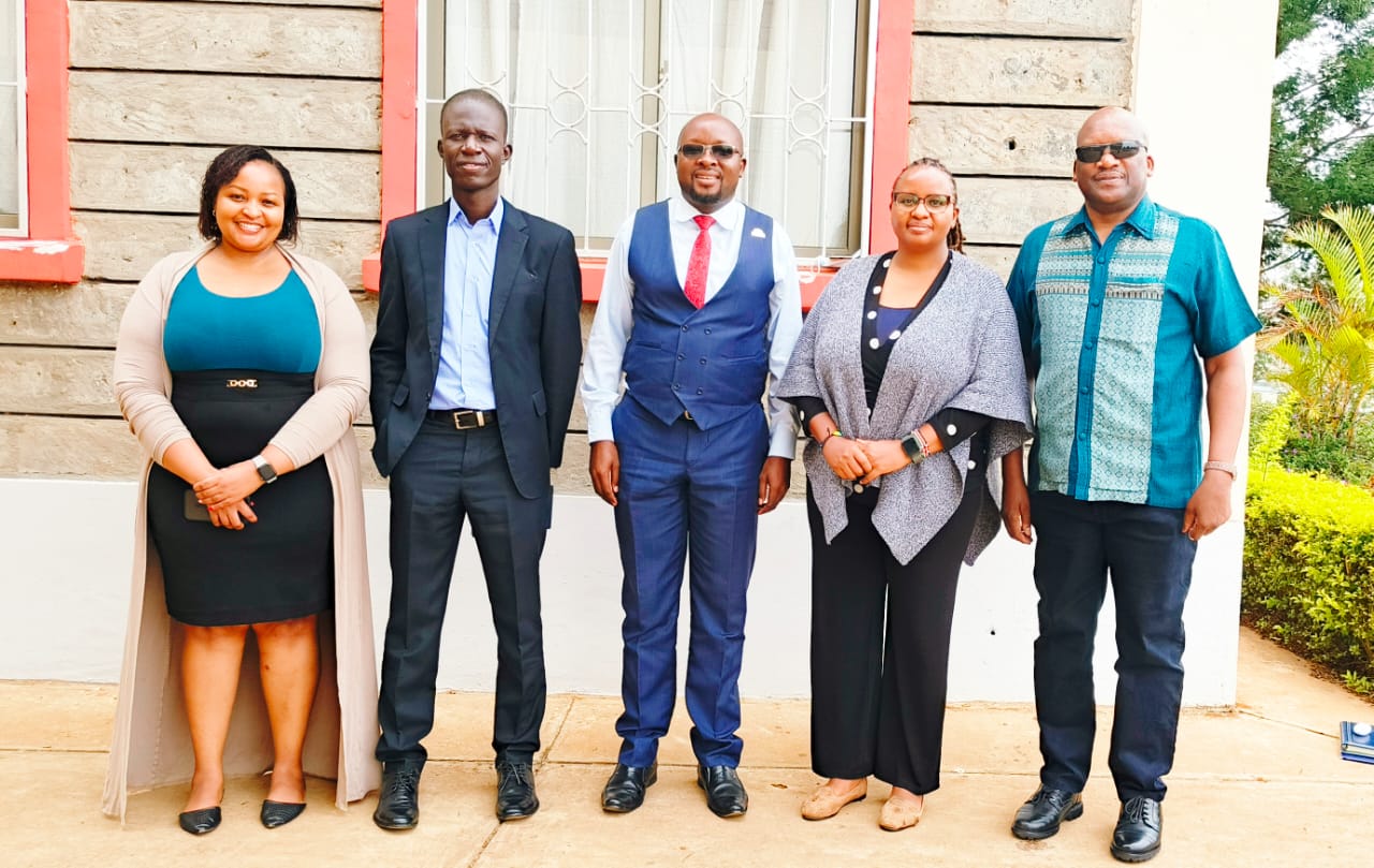 KCA University delegation at KUTRRH, March 2025