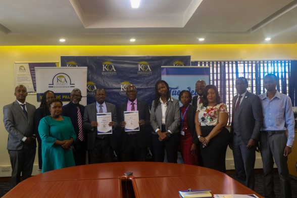 MoU between KCAU and Tuendelee Foundation